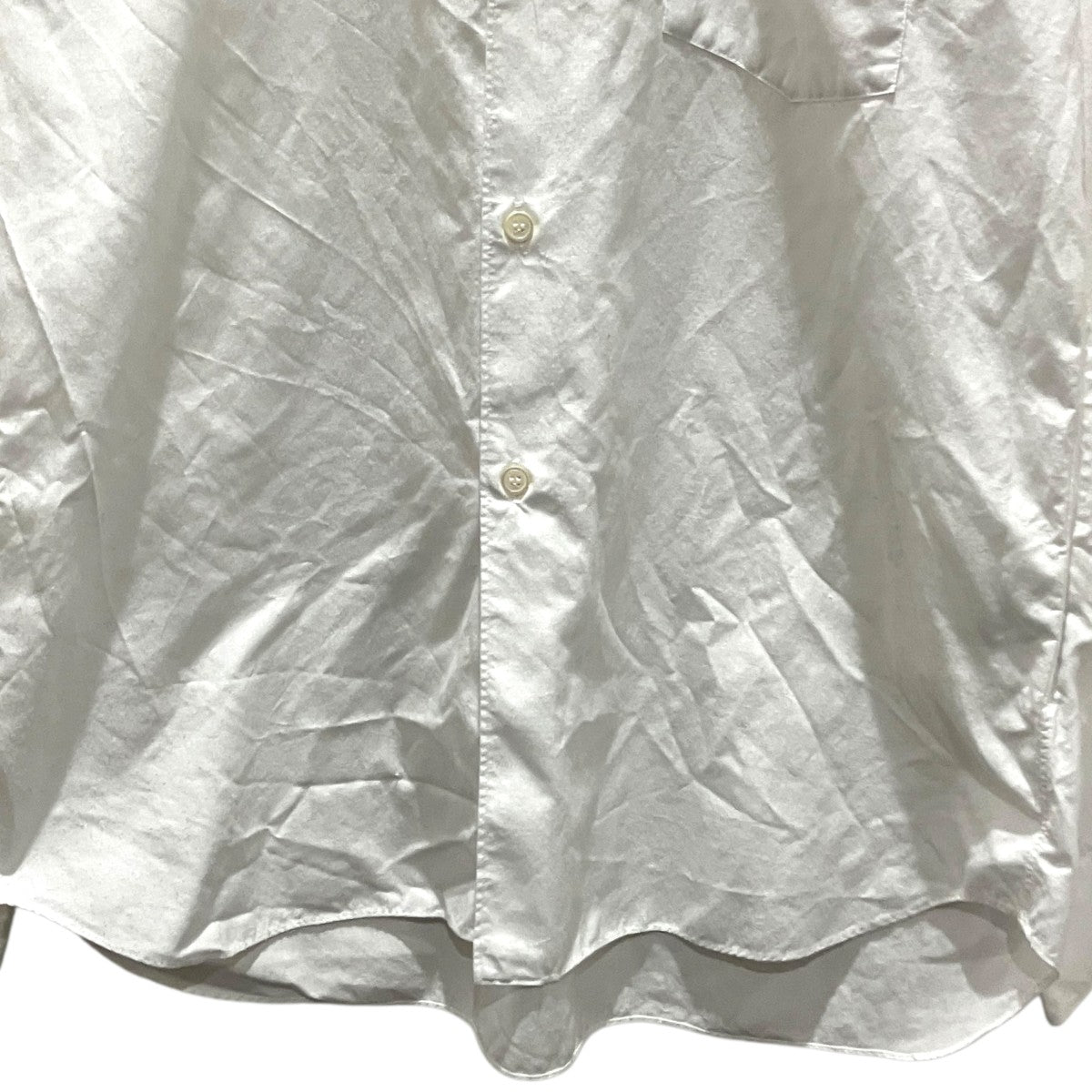 COMME des GARCONS HOMME PLUS 定番エステルスパンブロード厚ブラウスPZ-B004 古着・中古-4枚目のアイテム画像
