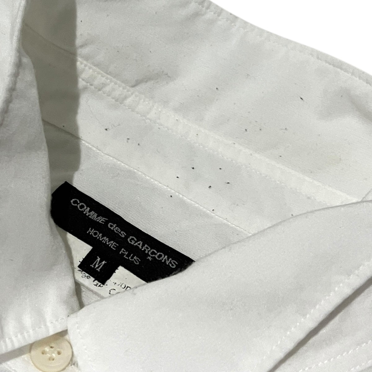 COMME des GARCONS HOMME PLUS 定番エステルスパンブロード厚ブラウスPZ-B004 古着・中古-6枚目のアイテム画像
