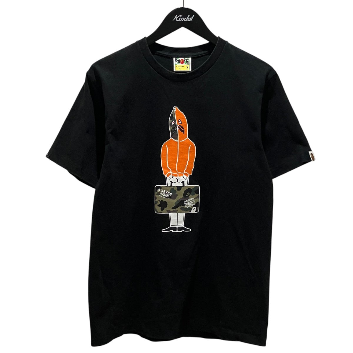 A BATHING APE×PORTER 半袖Tシャツ 古着・中古-1枚目のアイテム画像