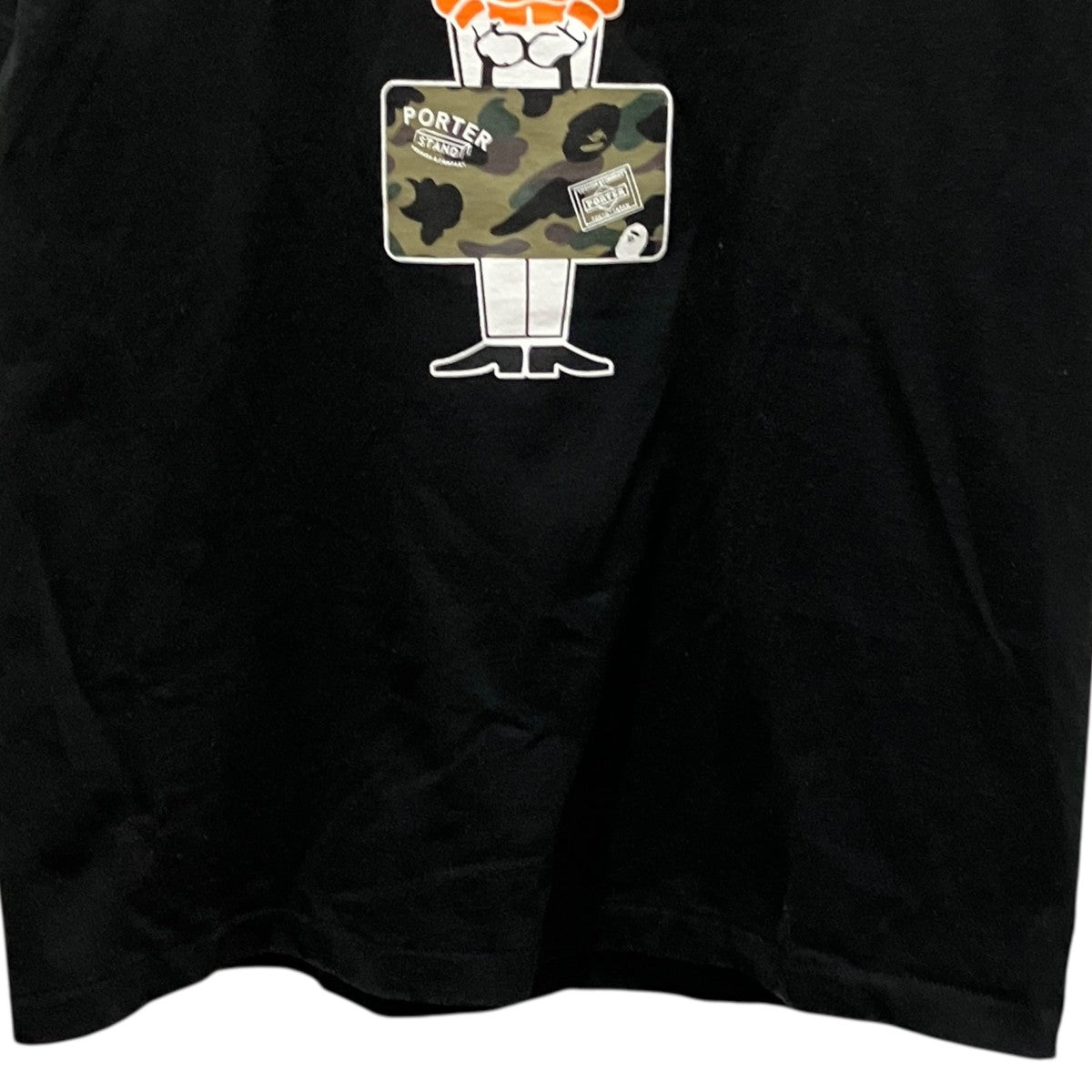 A BATHING APE×PORTER 半袖Tシャツ 古着・中古-4枚目のアイテム画像