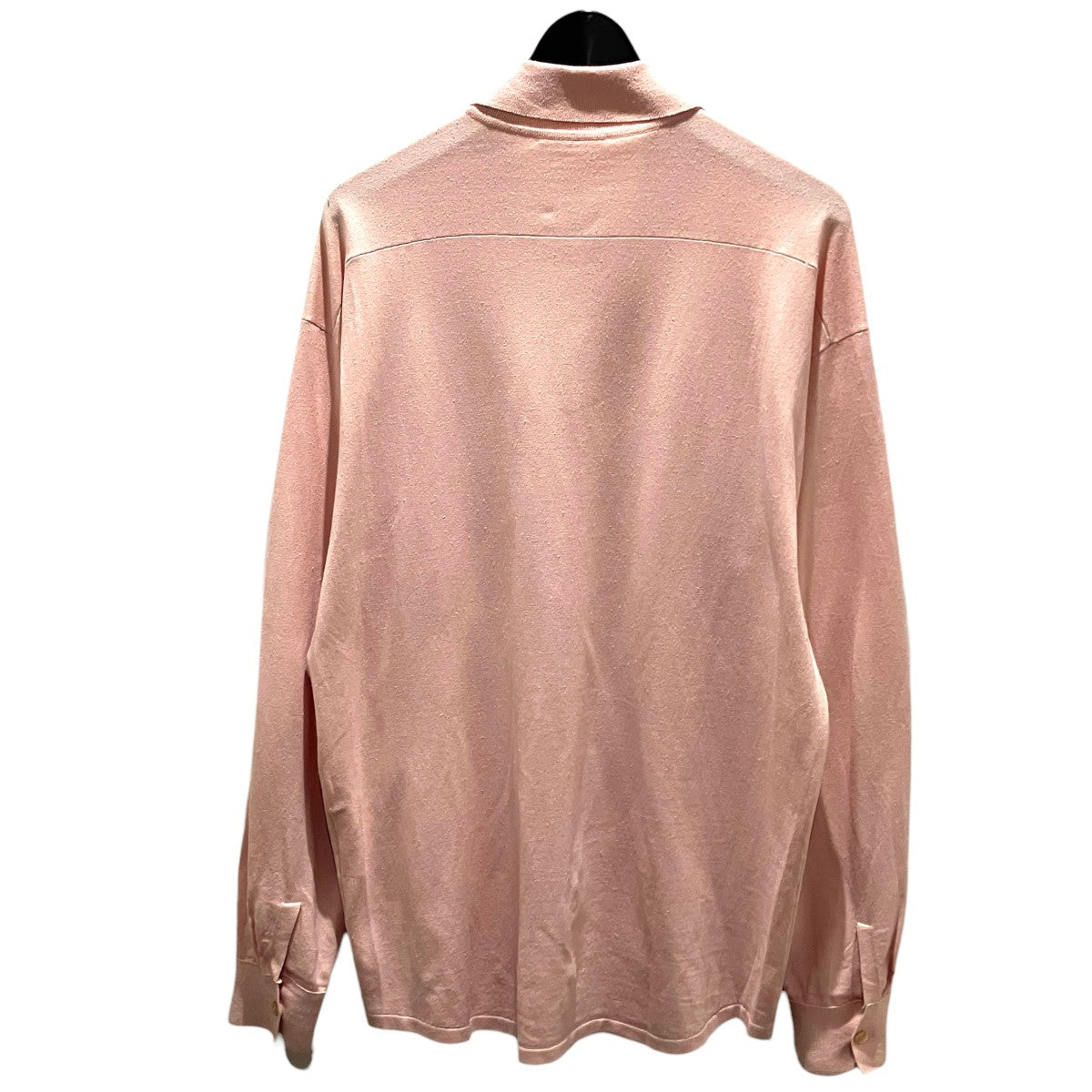 26SS【HIGH GAUGE TUSSAH SILK KNIT CARDIGAN】長袖シルクポロシャツA26SC01SJ