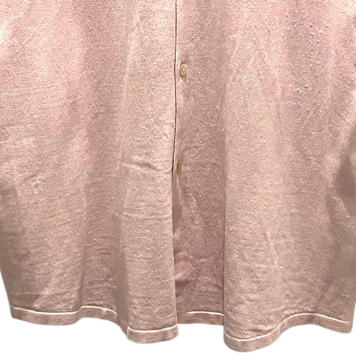 26SS【HIGH GAUGE TUSSAH SILK KNIT CARDIGAN】長袖シルクポロシャツA26SC01SJ