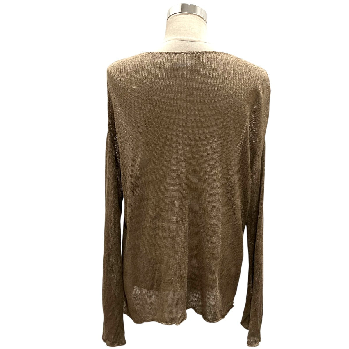 【LINO Sheer プルオーバー】薄手ニット26-080-500-8120-1-0