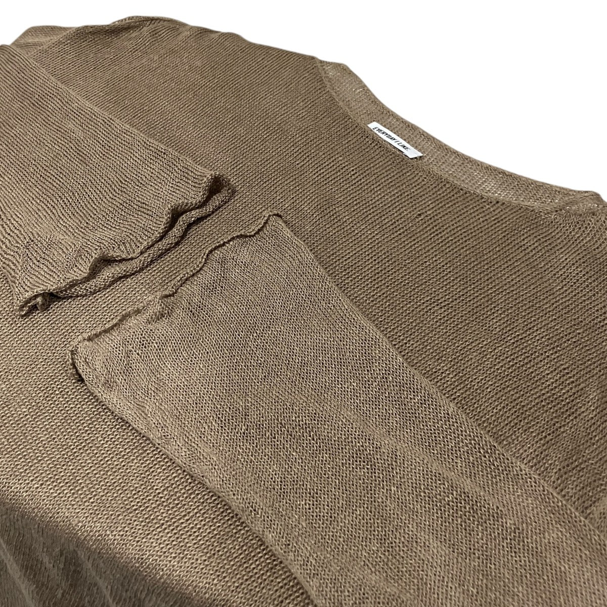 【LINO Sheer プルオーバー】薄手ニット26-080-500-8120-1-0