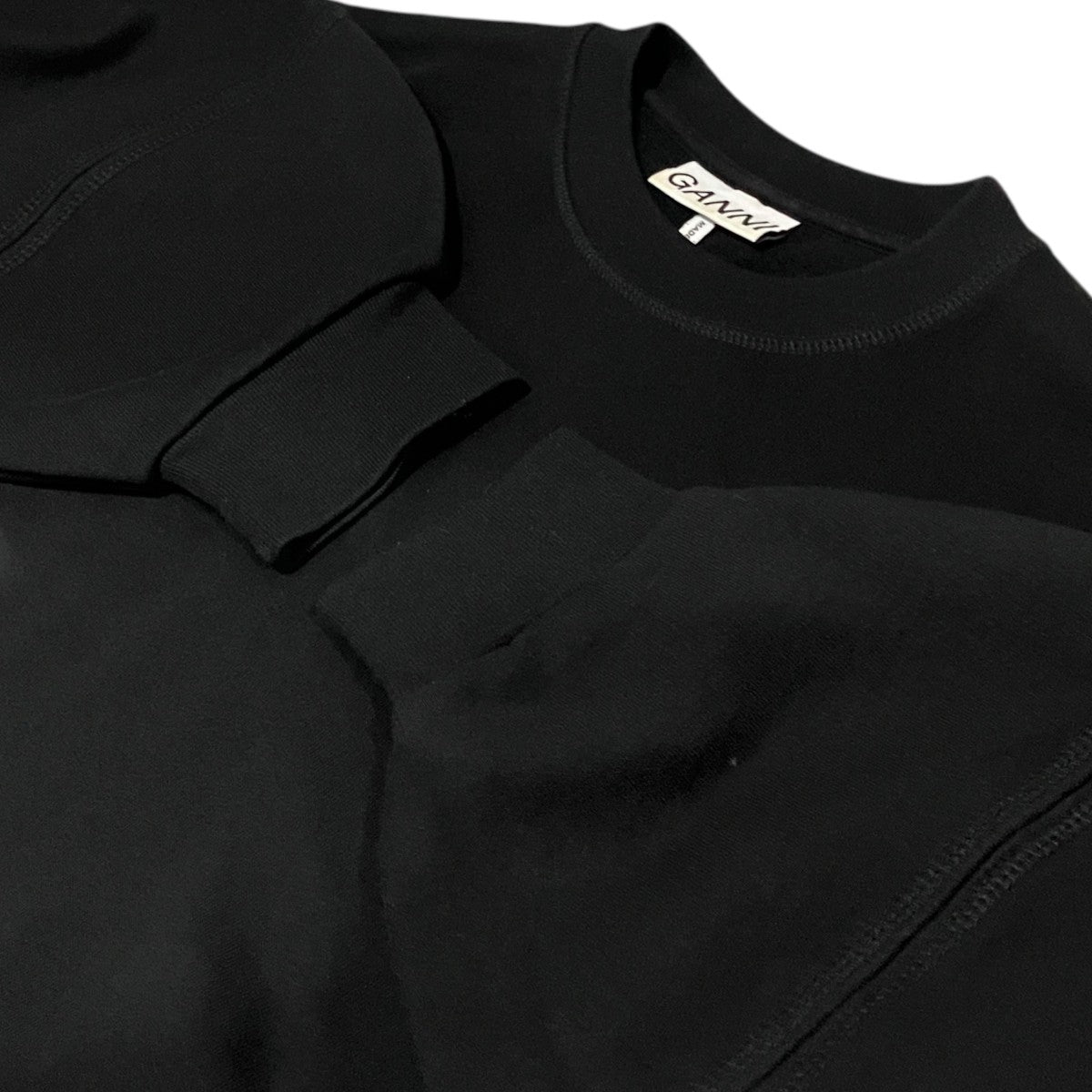 【PUFF SLEEVE SWEATSHIRT】コットンスウェットEUM-13040-A