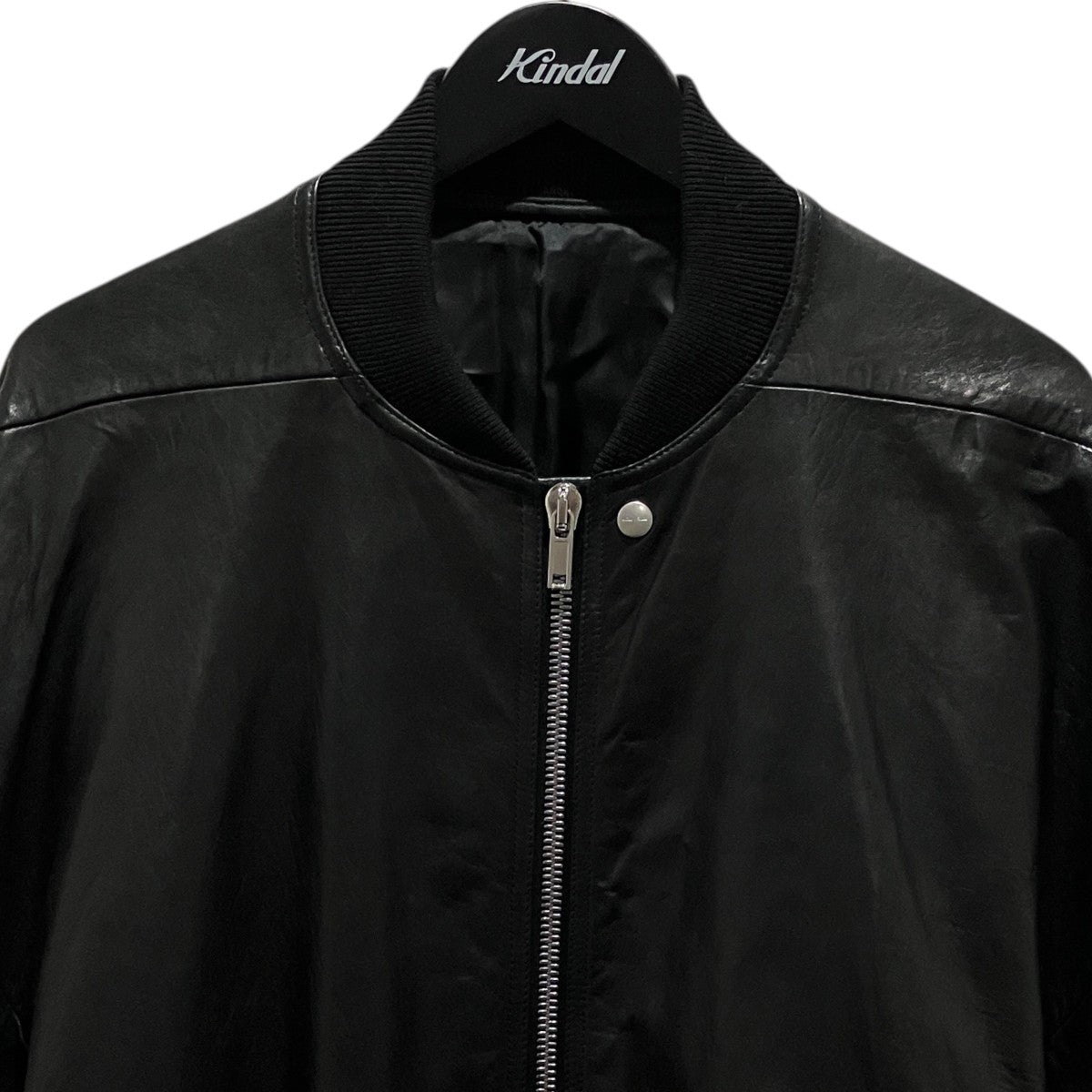 RICK OWENS 24AW【JUMBO PETER FLIGHT】レザージャケットRU02D6795-LNV 古着・中古-3枚目のアイテム画像