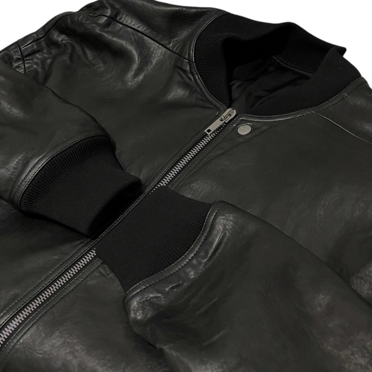 RICK OWENS 24AW【JUMBO PETER FLIGHT】レザージャケットRU02D6795-LNV 古着・中古-5枚目のアイテム画像