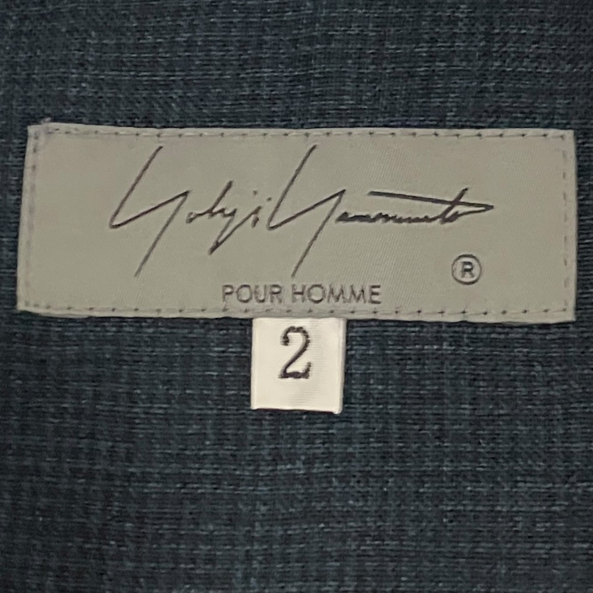 Yohji Yamamoto pour homme 襟レイヤードシャツHZ-B45-317 古着・中古-6枚目のアイテム画像