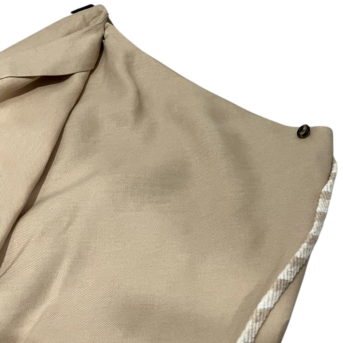 LORO PIANA リネン巻きスカートFAN1452 古着・中古-5枚目のアイテム画像