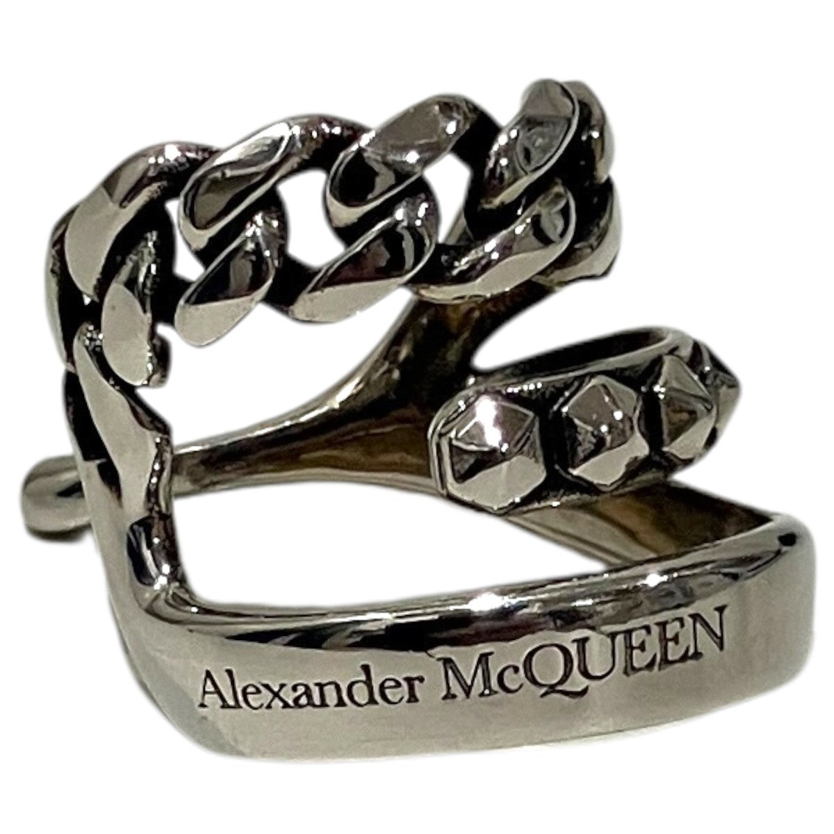 ALEXANDER McQUEEN 【Punk Stud Ear Cuff】イヤーカフ 古着・中古-2枚目のアイテム画像