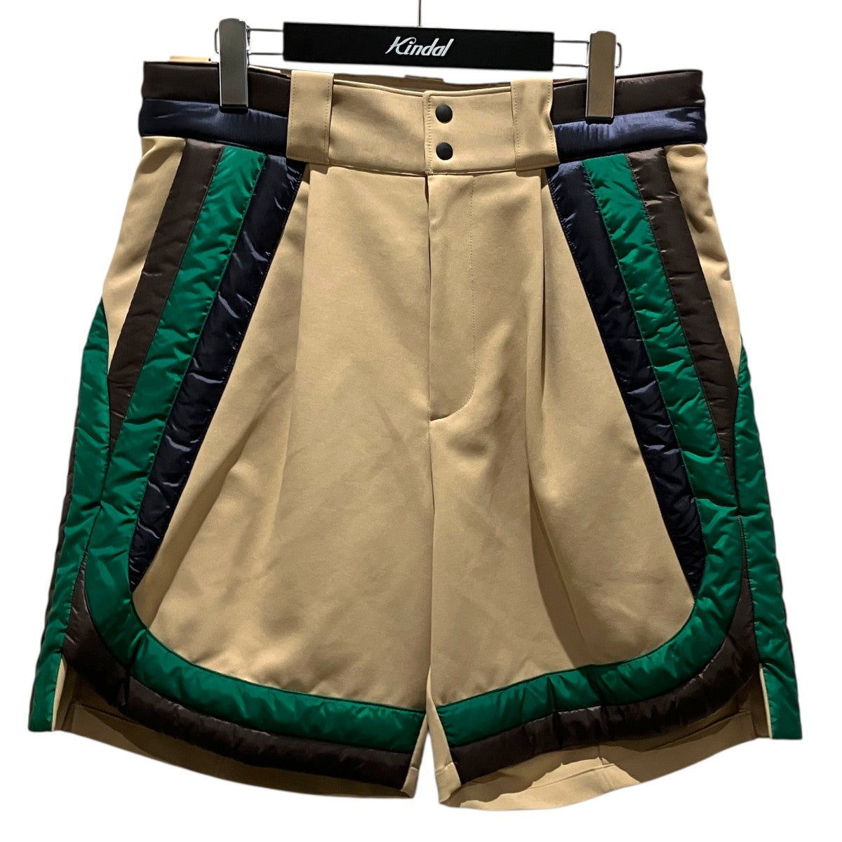 KOLOR 24SSナイロン切替ポリエステルハーフパンツ24SCM-P02101