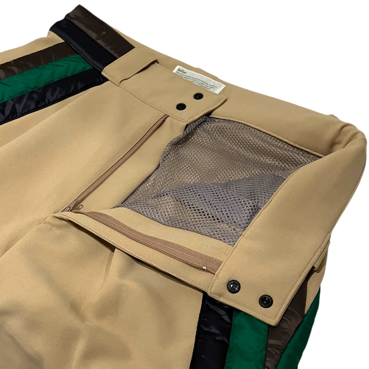 KOLOR 24SSナイロン切替ポリエステルハーフパンツ24SCM-P02101 古着・中古-5枚目のアイテム画像
