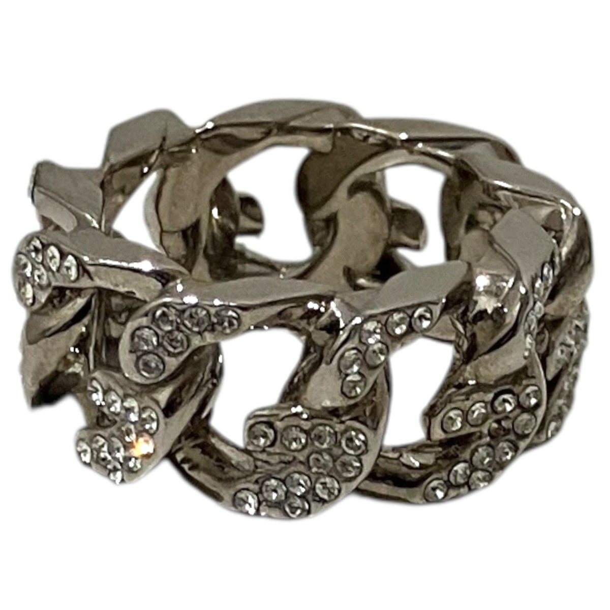 GIVENCHY 【G CHAIN RING】GチェーンクリスタルリングBF30KGF005 古着・中古-1枚目のアイテム画像