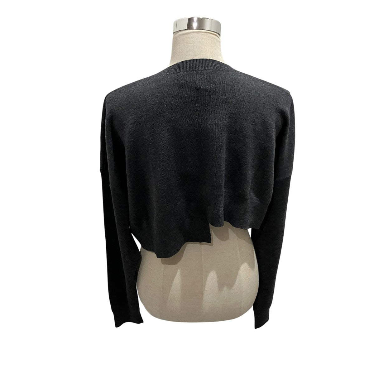 【FRILL DECO CARDIGAN】クロップドカーディガン300IA270-2781