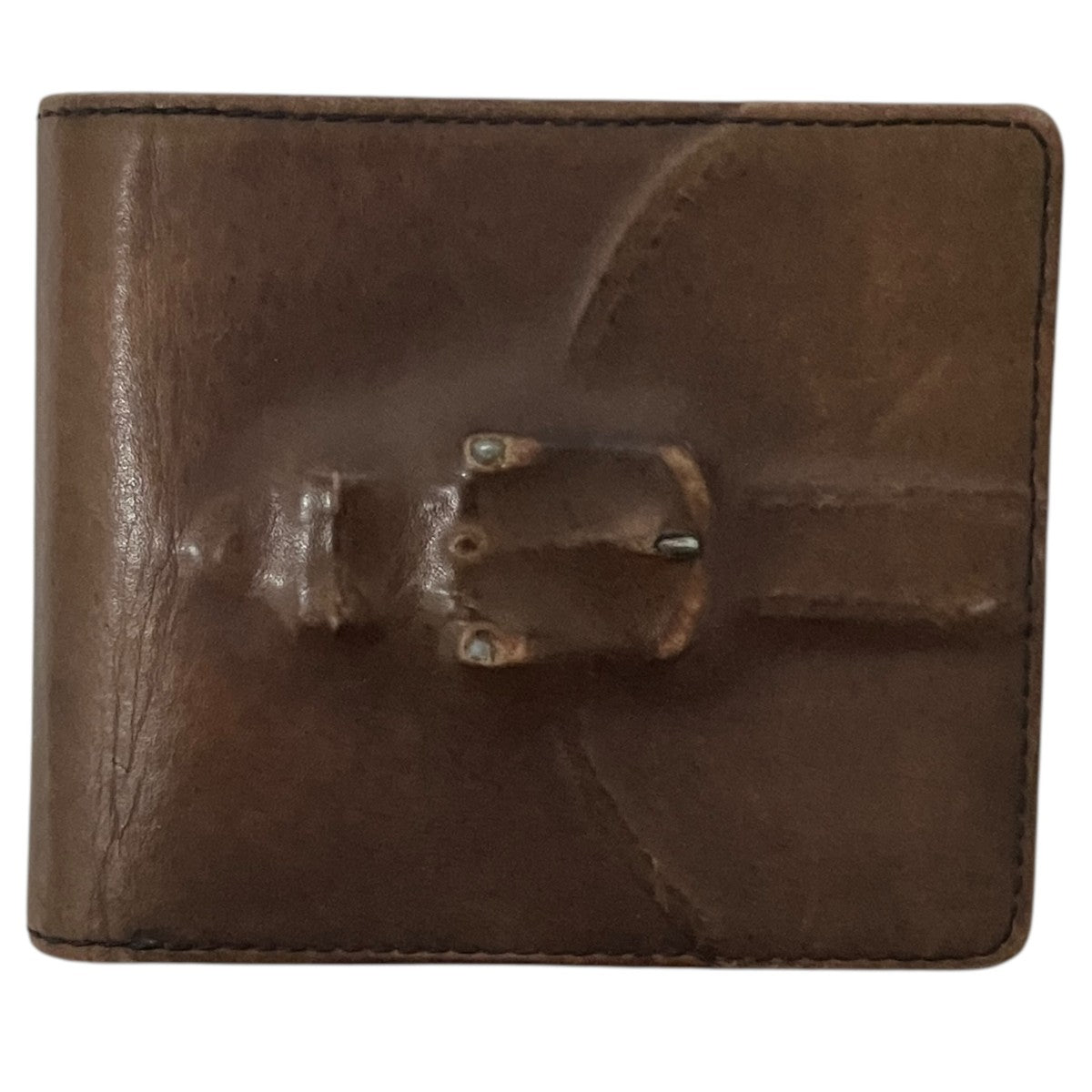 MIHARA YASUHIRO 【INVISIBLE 2 WALLET】炙り出し2つ折り財布 古着・中古-1枚目のアイテム画像