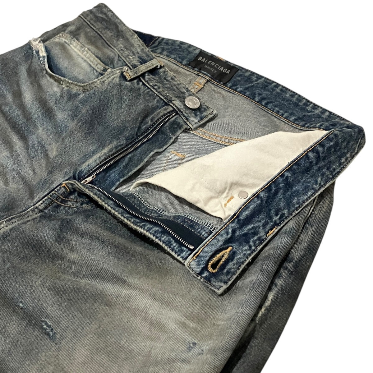 【RIPPED MEDIUM FIT PANTS】デニムパンツ745151 TNW01