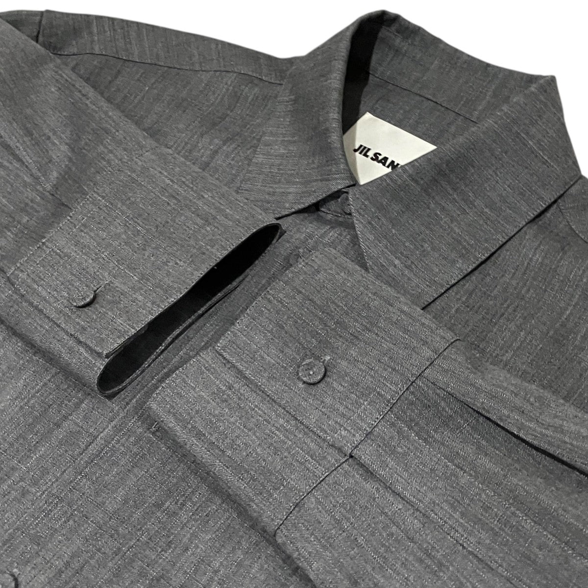 【FINE WOOL RIPSTOP SHIRT】ウールシャツJ22DL0242