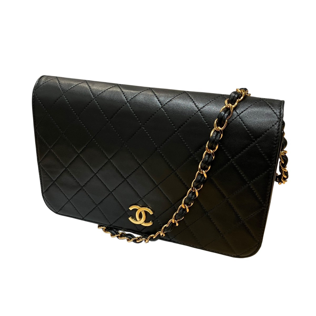 CHANEL プッシュロックフルフラップチェーンショルダーバッグ 古着・中古-1枚目のアイテム画像