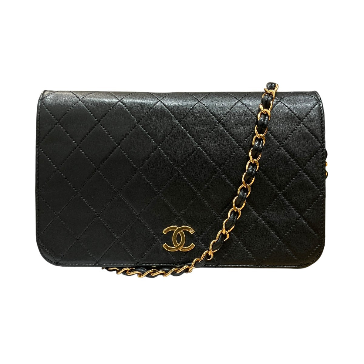 CHANEL プッシュロックフルフラップチェーンショルダーバッグ 古着・中古-2枚目のアイテム画像