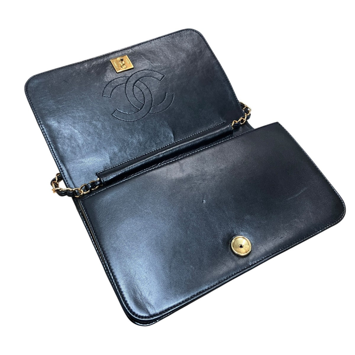 CHANEL(シャネル) プッシュロックフルフラップチェーンショルダー