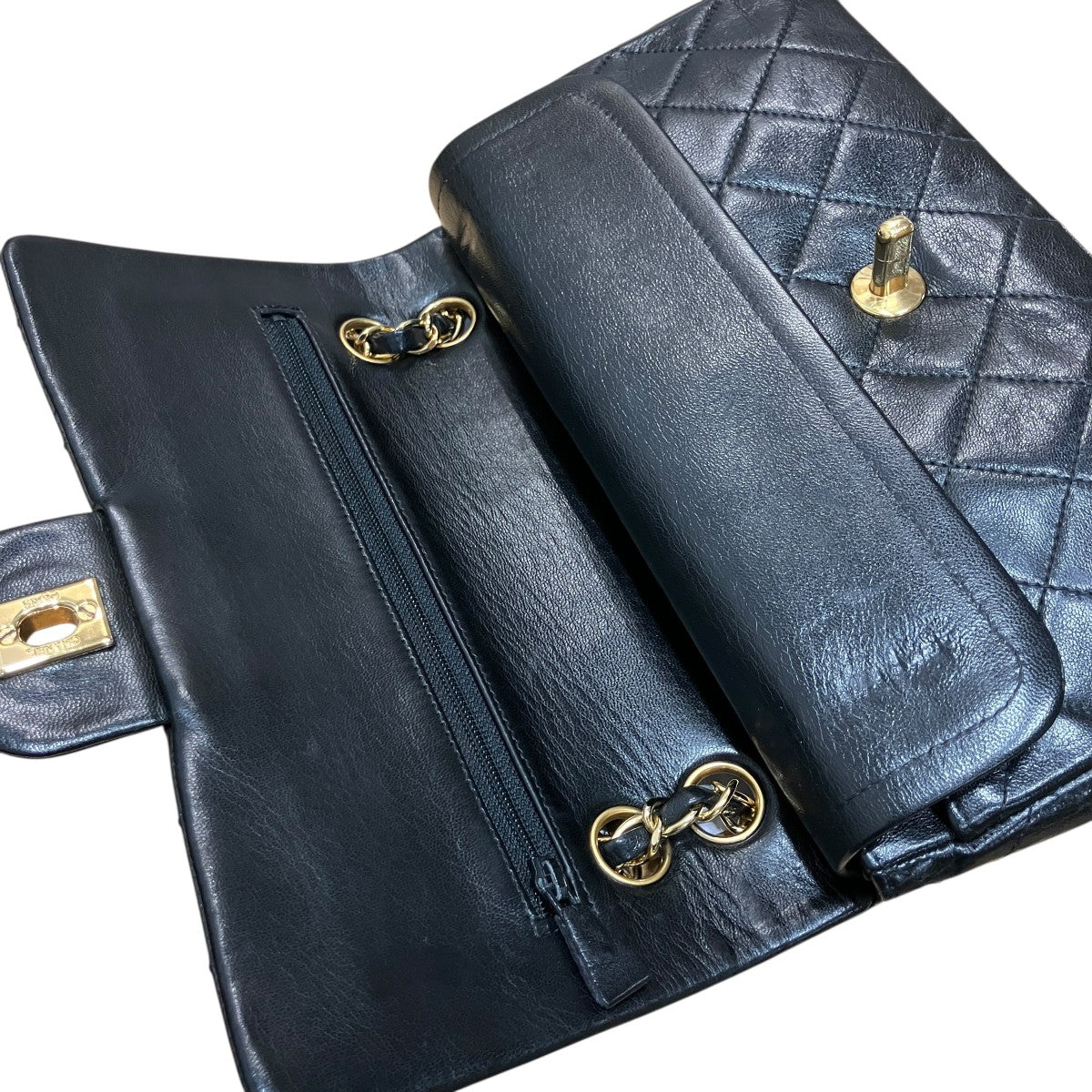 CHANEL(シャネル) ダブルフラップチェーンショルダーバッグ 1215