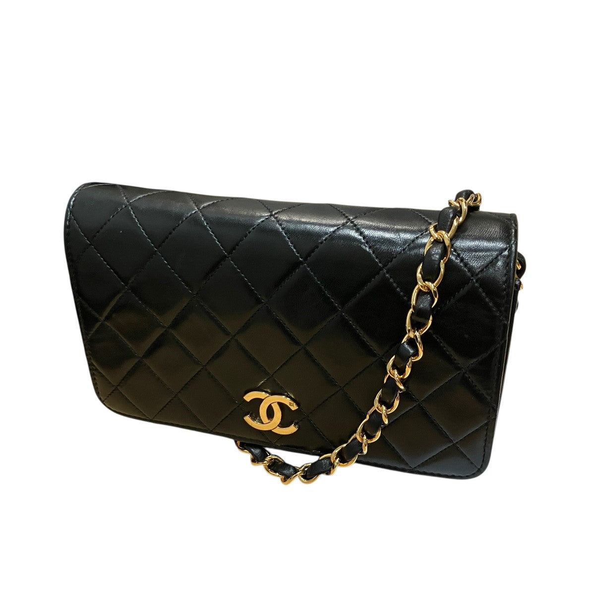 CHANEL プッシュロックフルフラップチェーンショルダーバッグ 古着・中古-1枚目のアイテム画像