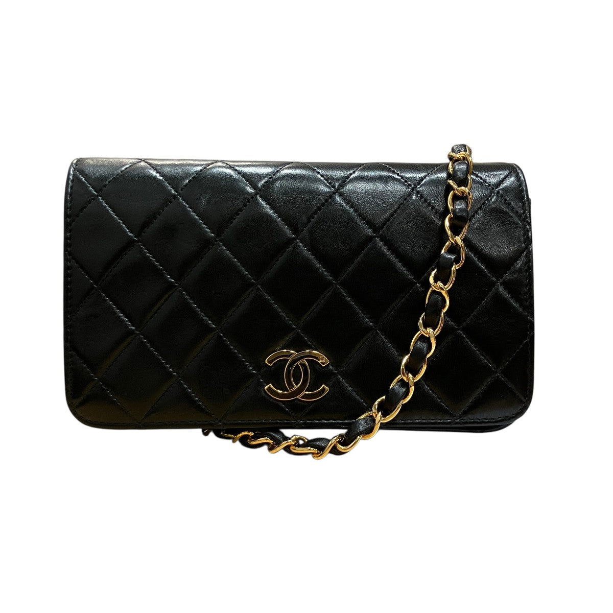 CHANEL プッシュロックフルフラップチェーンショルダーバッグ 古着・中古-2枚目のアイテム画像