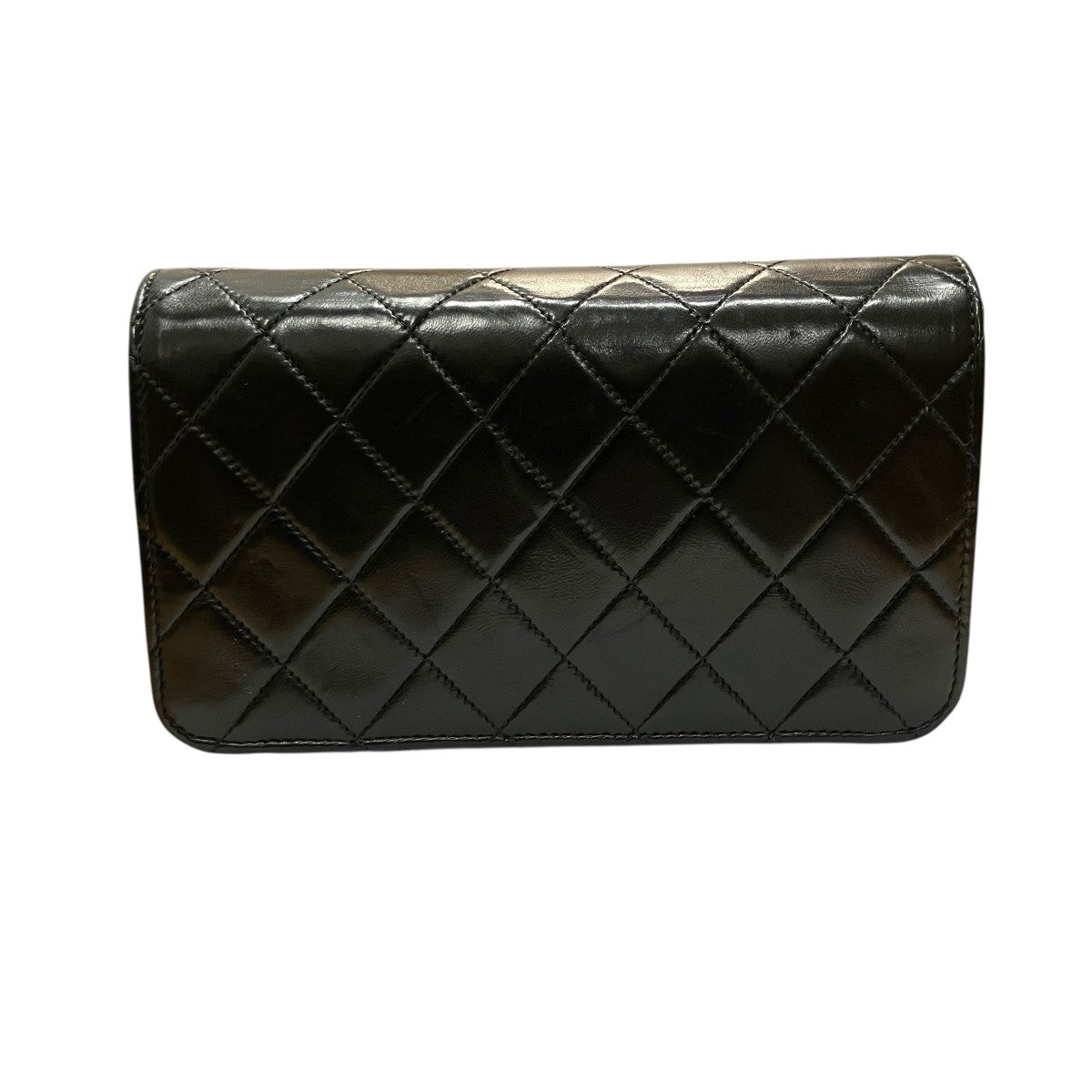 CHANELチェーンショルダーバック、プッシュロック CHANEL(シャネル) プッシュロックフルフラップチェーンショルダー