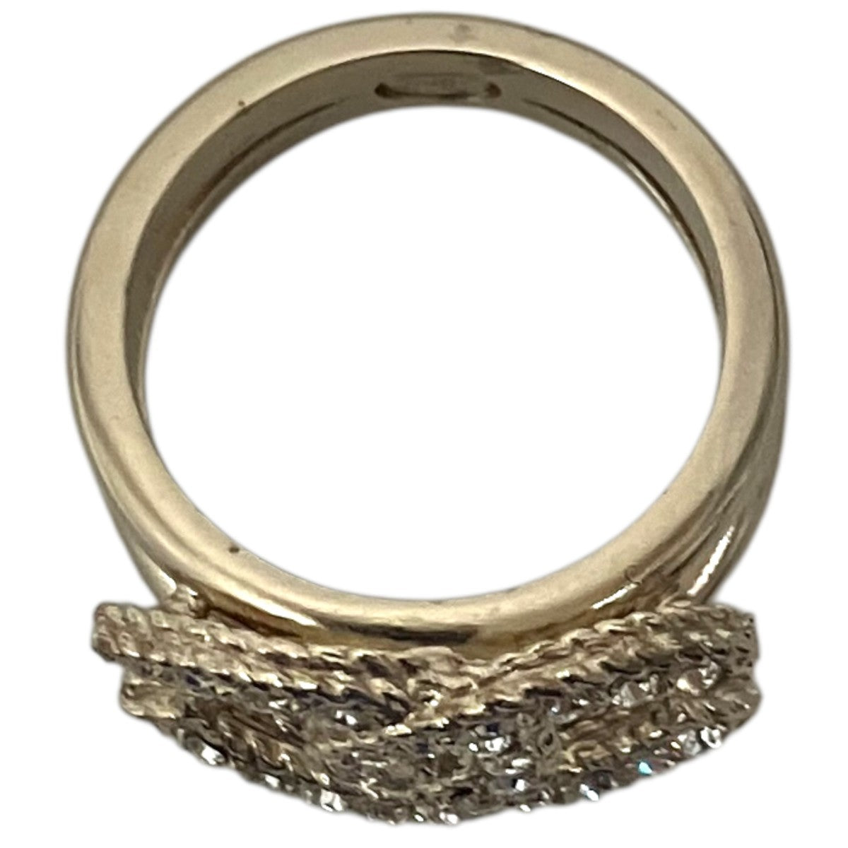 CHANEL C21Pラインストーンココマークリング 古着・中古-5枚目のアイテム画像