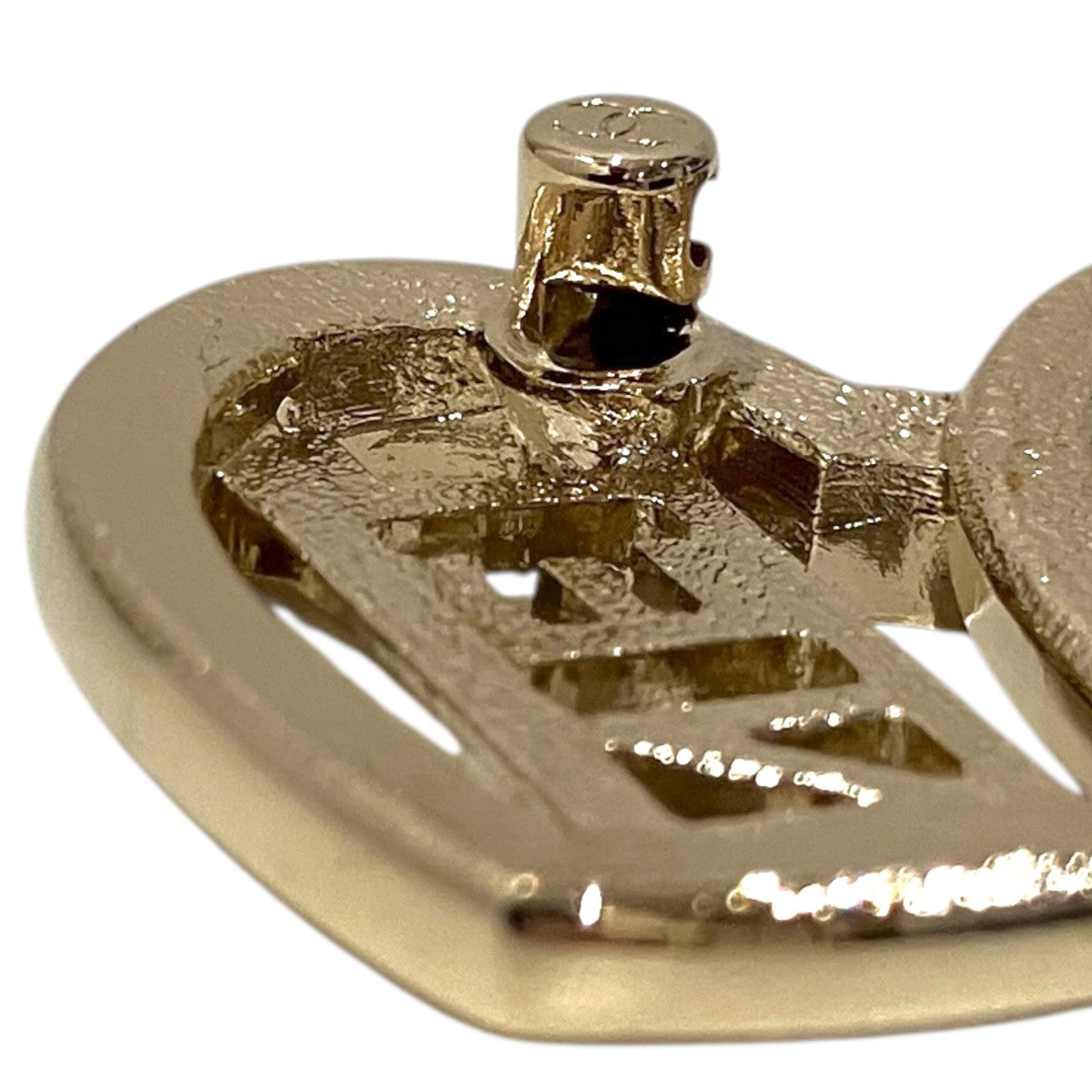 CHANEL C23B【ダブルハートロゴブローチ】ハートブローチ 古着・中古-6枚目のアイテム画像