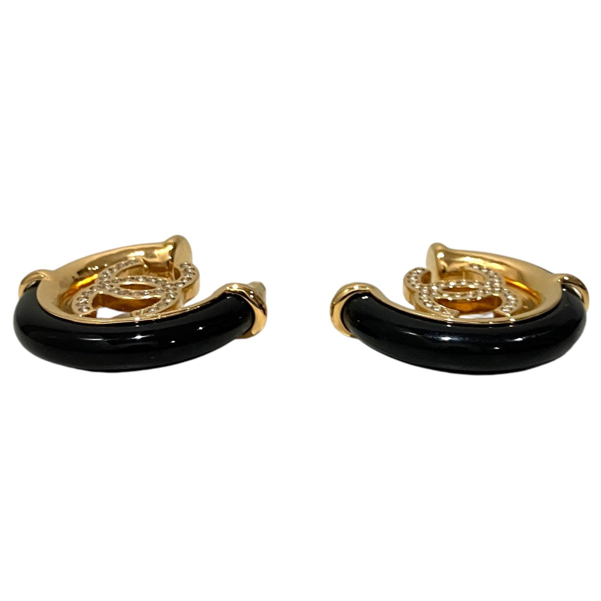 CHANEL B23C【ココマークフープピアス】ココマークピアス 古着・中古-3枚目のアイテム画像