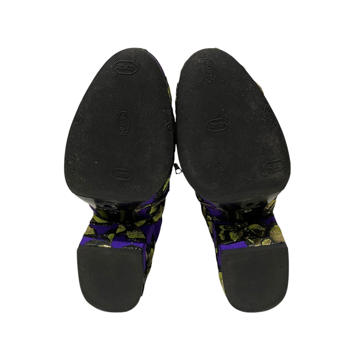 DRIES VAN NOTEN ジャガードブーツ18250 古着・中古-6枚目のアイテム画像