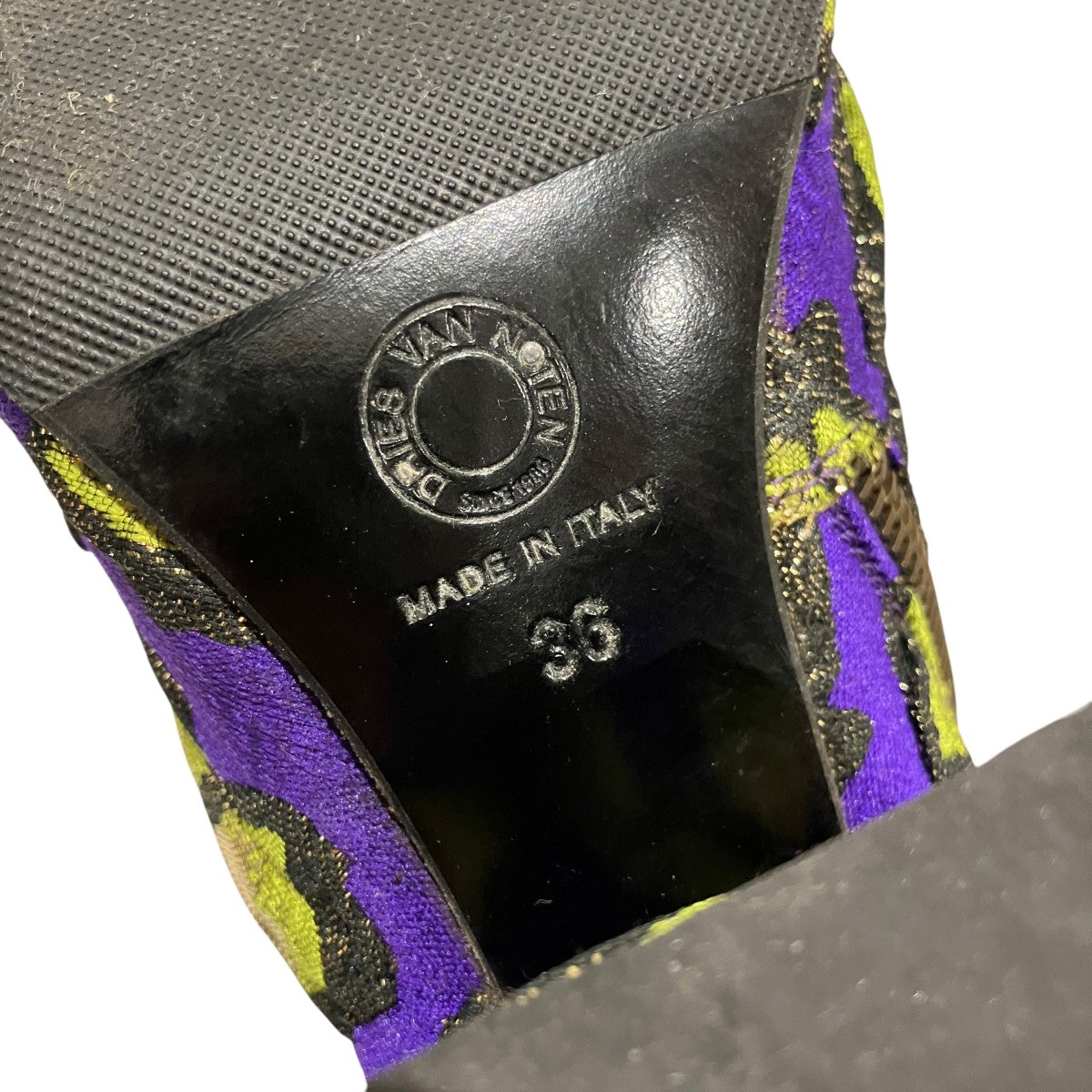 DRIES VAN NOTEN ジャガードブーツ18250 古着・中古-7枚目のアイテム画像