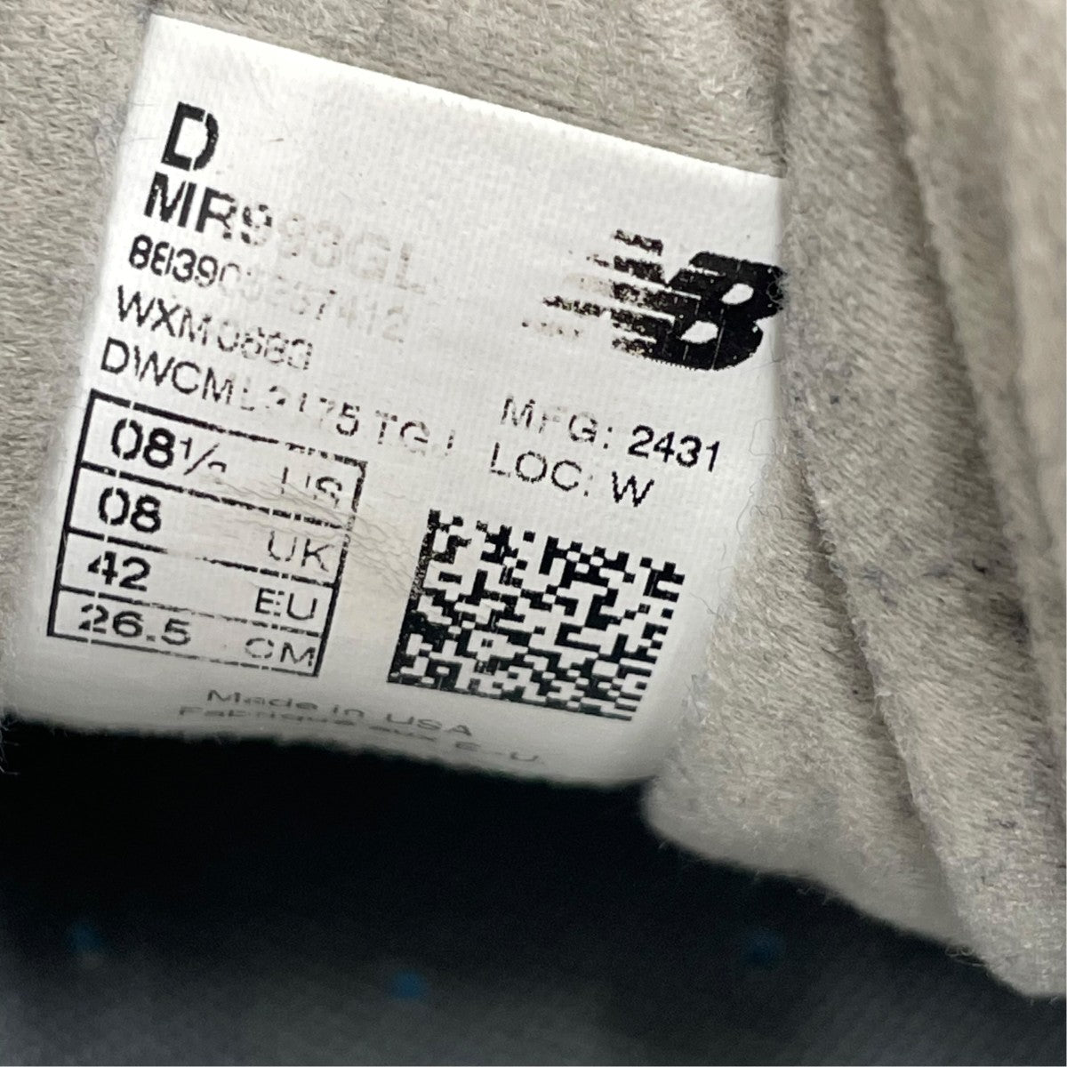 USA製スニーカーMR993GL