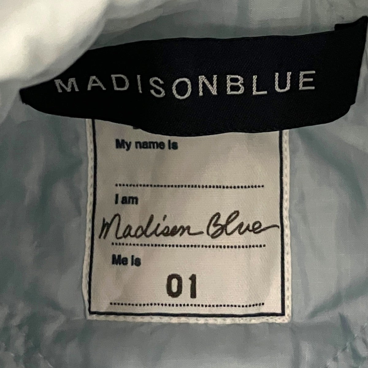MADISON BLUE キルティングナイロンジャケットMB214-1010 古着・中古-8枚目のアイテム画像