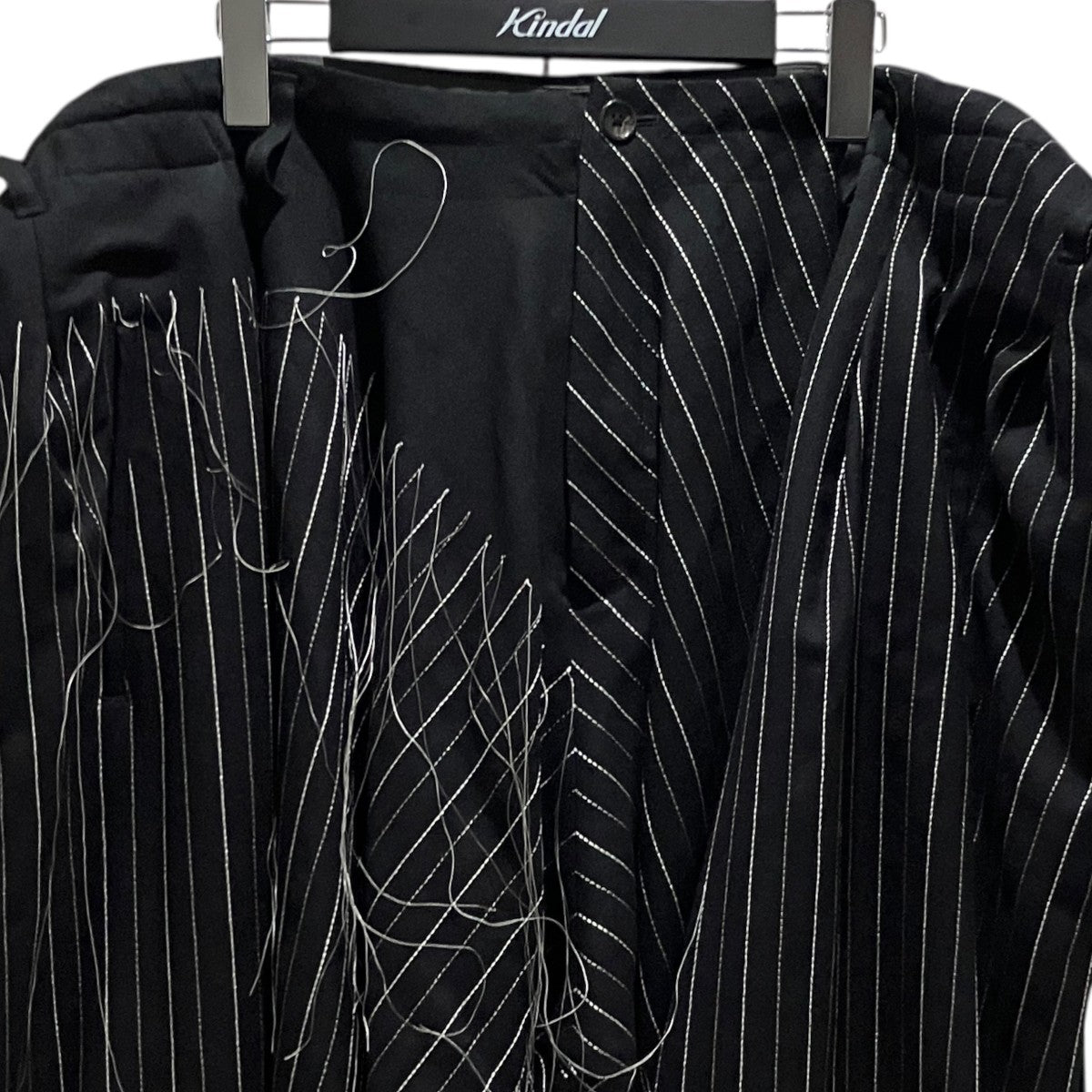 23AW【EMBROIDERY DRAPED PANTS】ストライプパンツHJ-P53-107