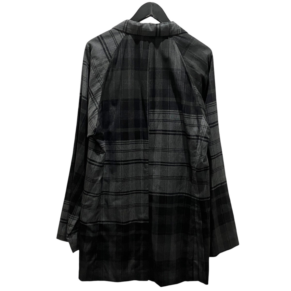 Yohji Yamamoto pour homme 24SS【桝チェック箱PJK】チェックジャケットHS-J29-101 古着・中古-2枚目のアイテム画像
