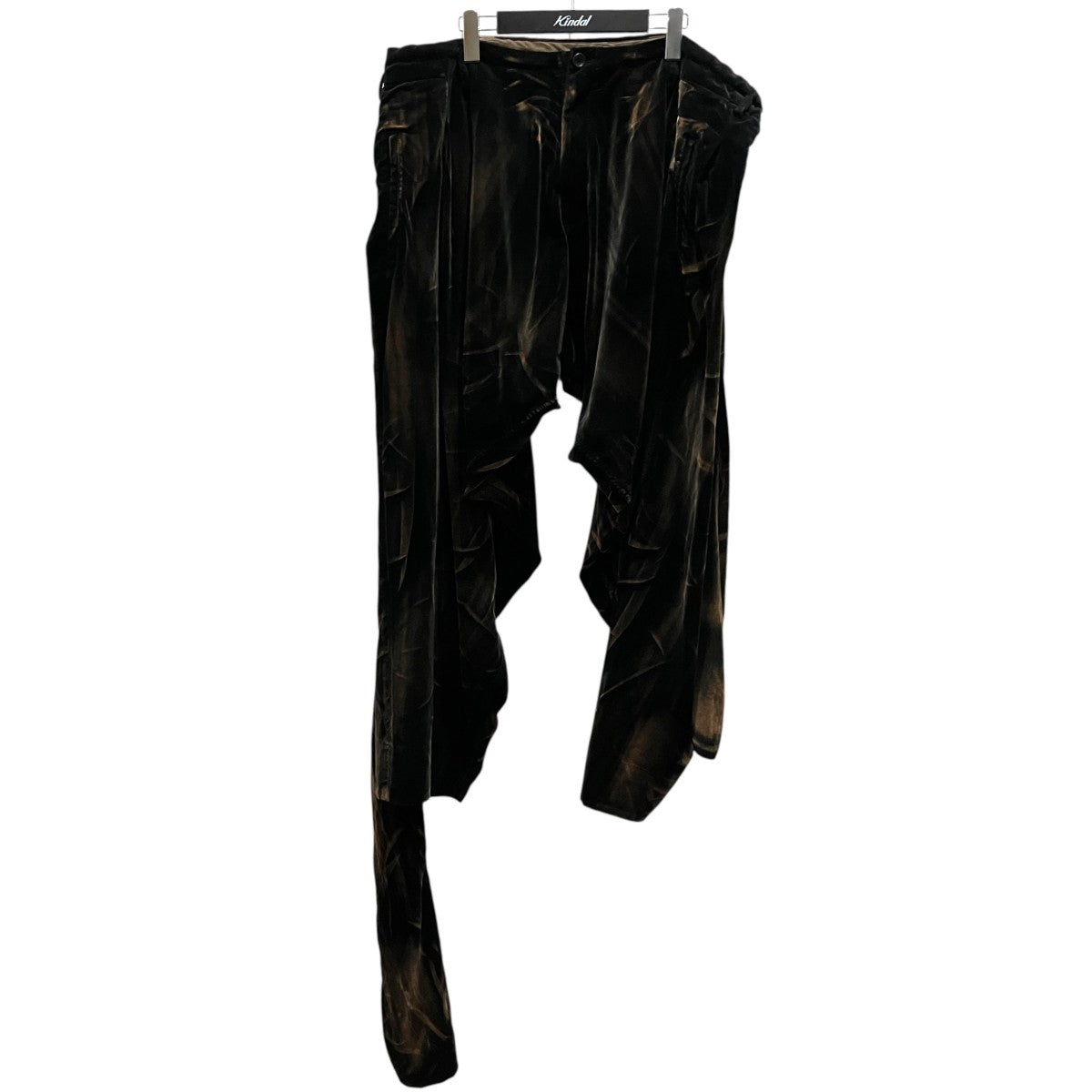 23AW【STRIPED VELVETEEN PANTS】ベルベットオーバーパンツHJ-P52-007