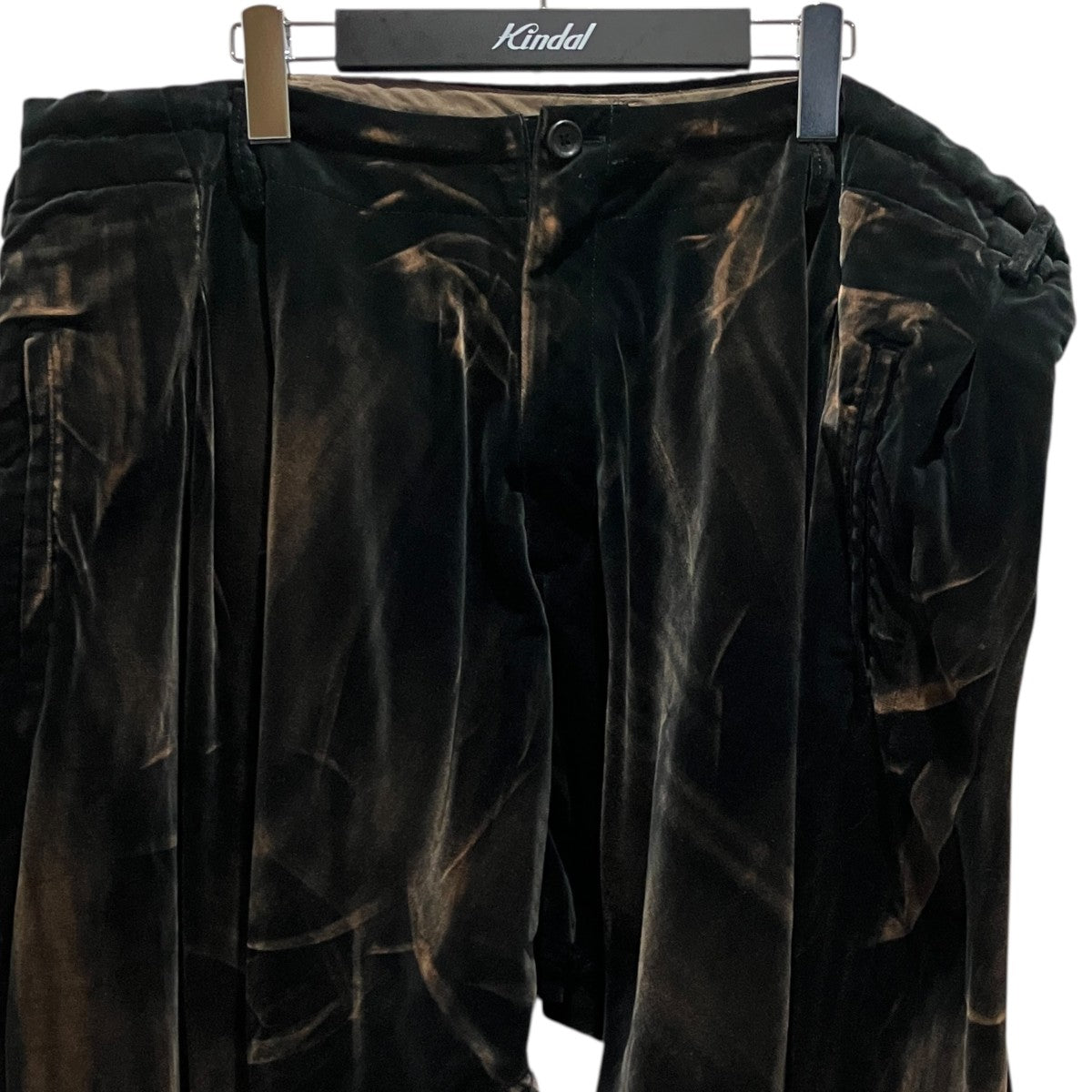 23AW【STRIPED VELVETEEN PANTS】ベルベットオーバーパンツHJ-P52-007