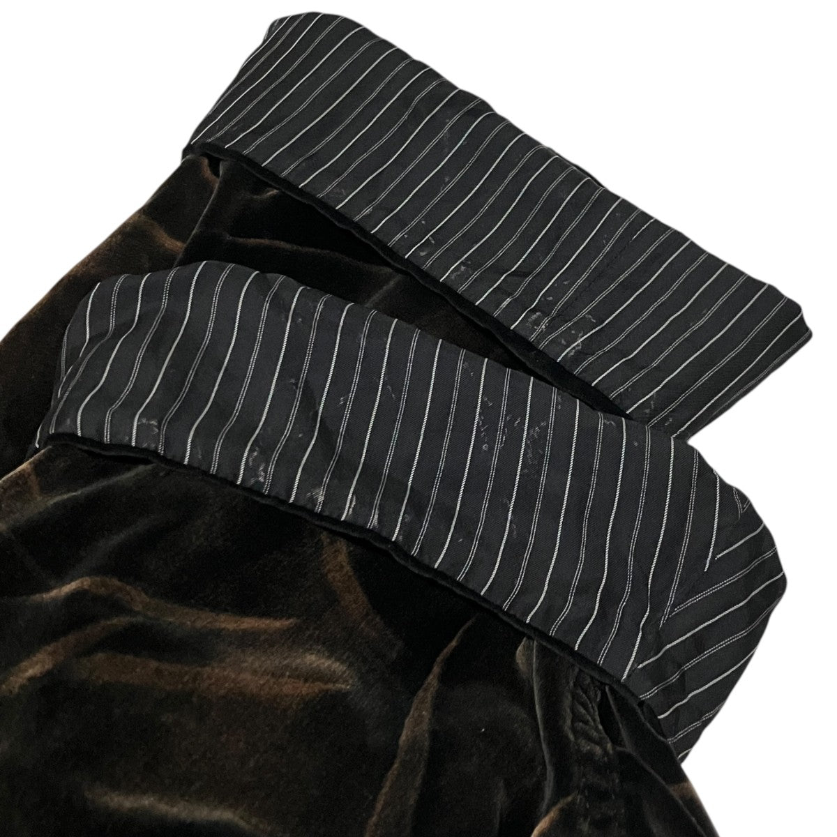 23AW【STRIPED VELVETEEN PANTS】ベルベットオーバーパンツHJ-P52-007