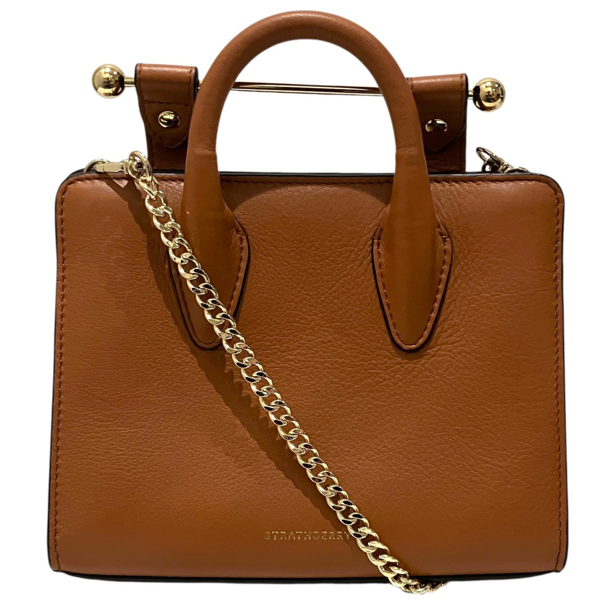 【NANO TOTE LEATHER TAN】2WAYショルダーバッグFN1720