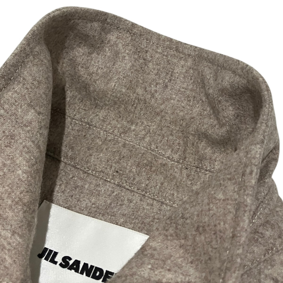 JIL SANDER 【ウールフランネルシャツ】シャツジャケットJ47DL0131 古着・中古-7枚目のアイテム画像