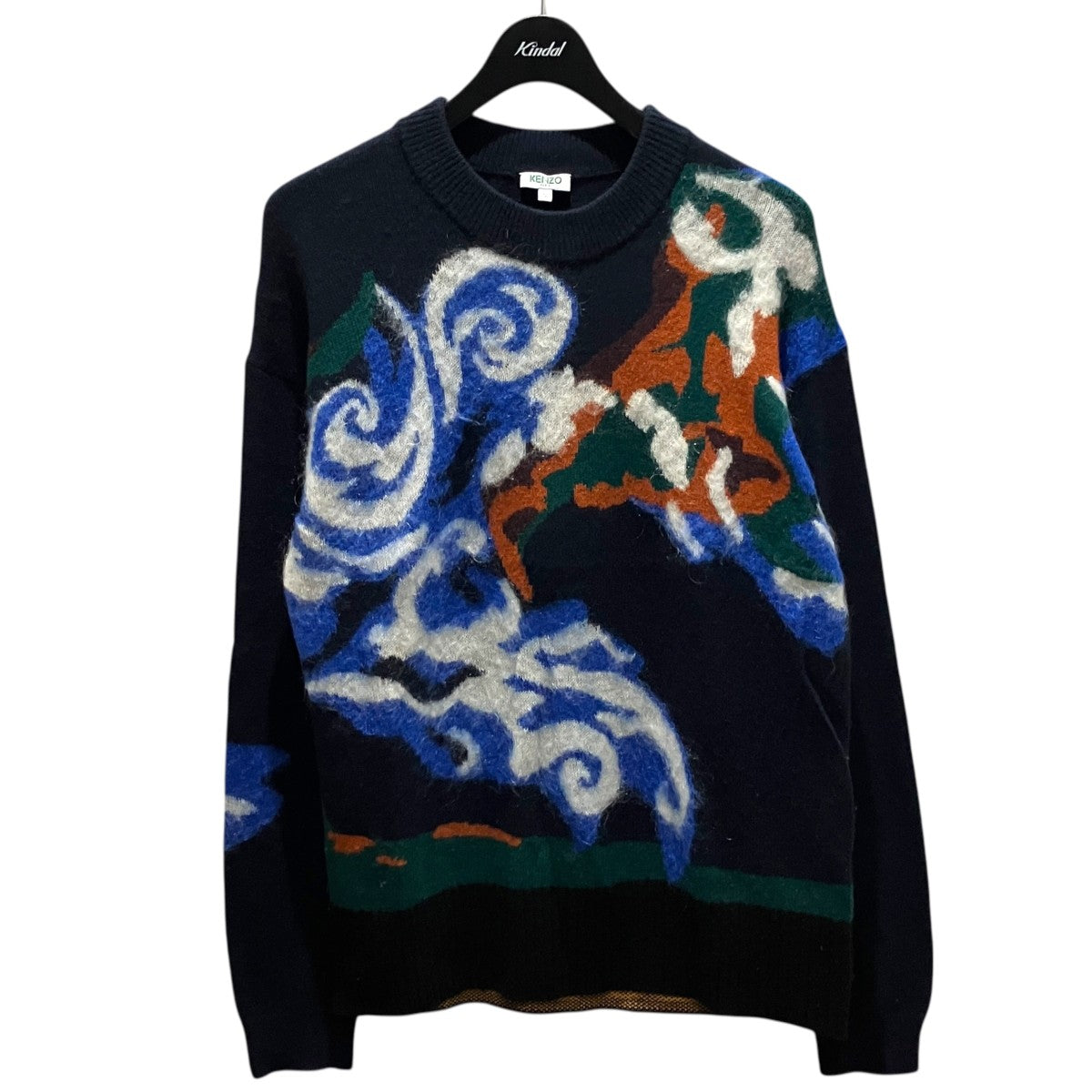 KENZO クルーネックニット 古着・中古-1枚目のアイテム画像