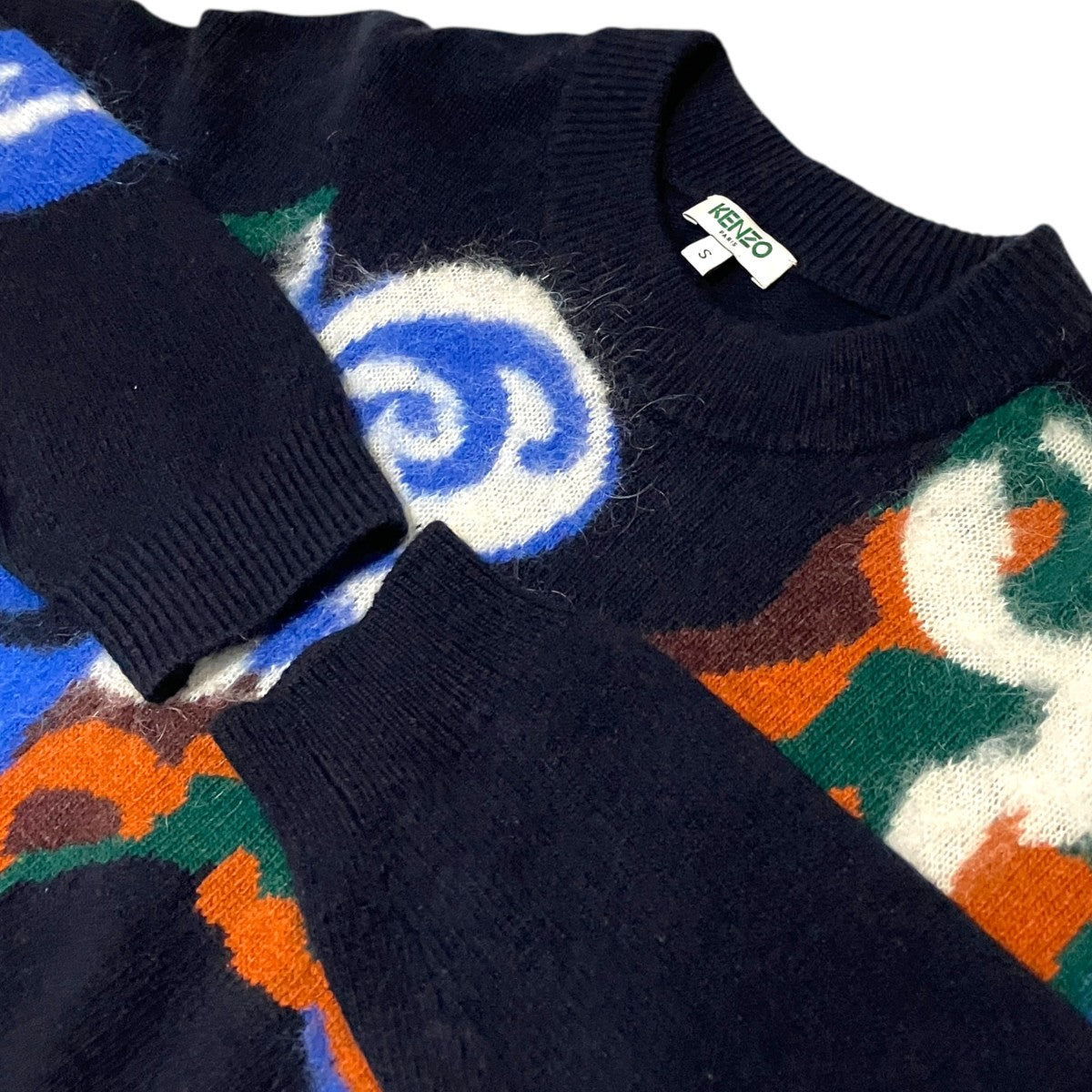 KENZO クルーネックニット 古着・中古-5枚目のアイテム画像