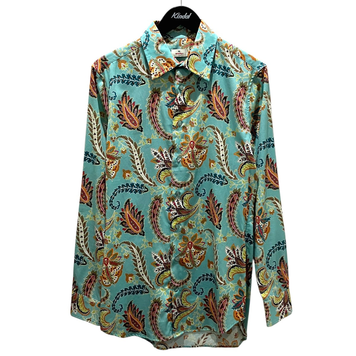 総柄シャツ231-11451-4720