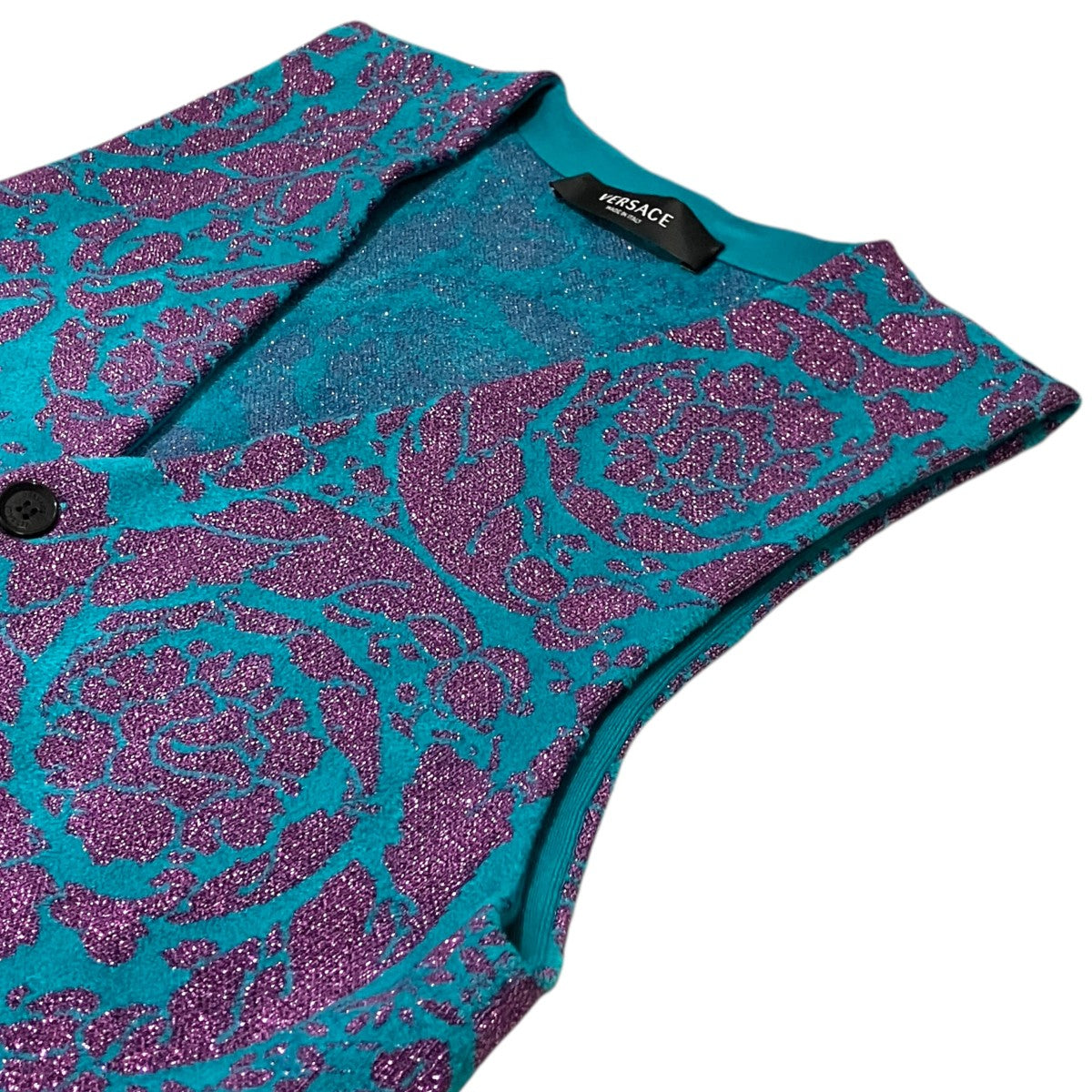 VERSACE Vネックベスト 古着・中古-5枚目のアイテム画像