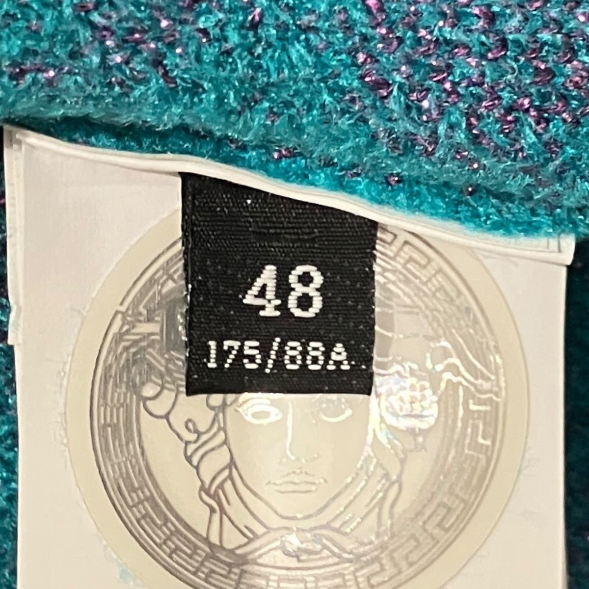 VERSACE Vネックベスト 古着・中古-6枚目のアイテム画像