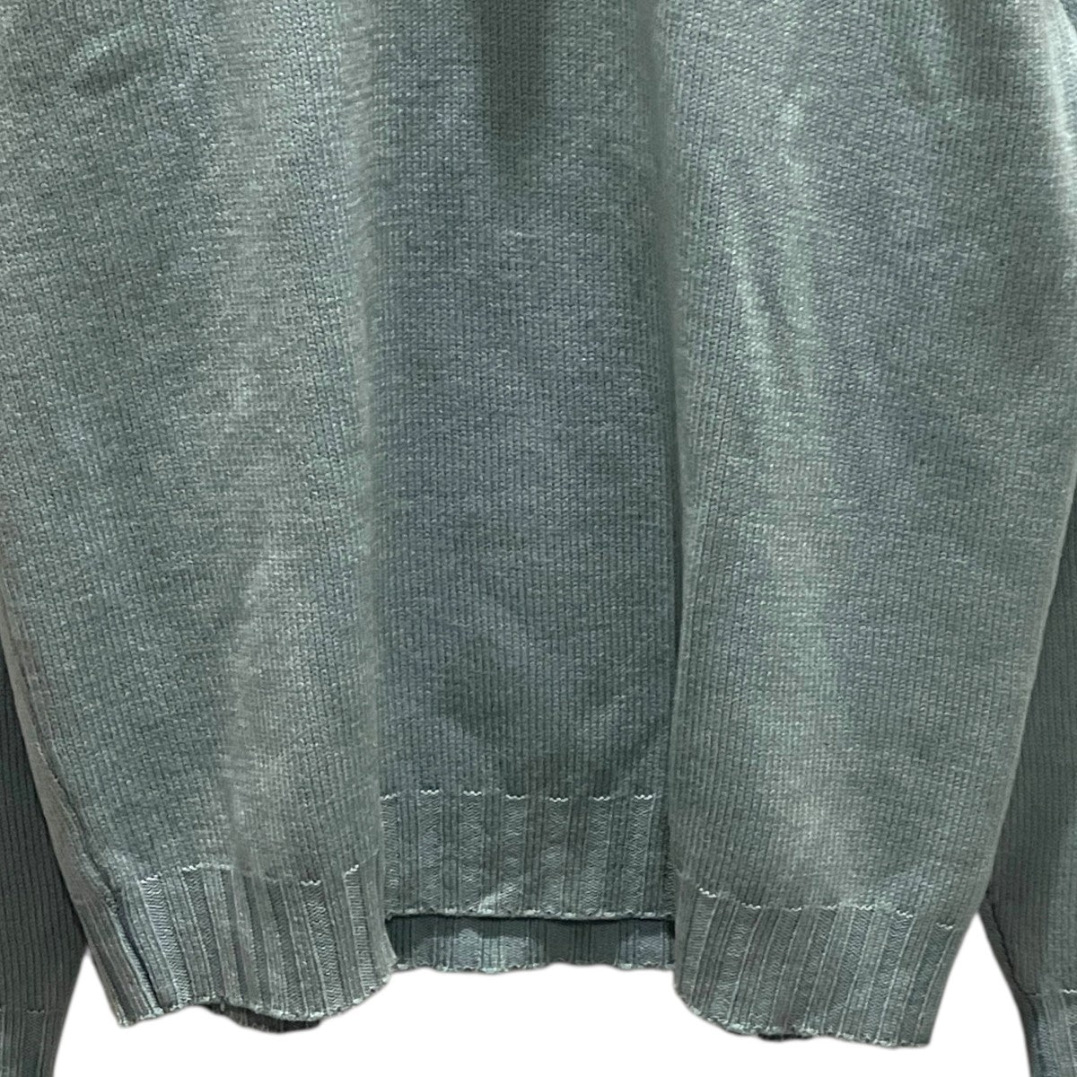 【WASHED FRENCH MERINO KNIT TURTLE】タートルネックニットA23AT035W