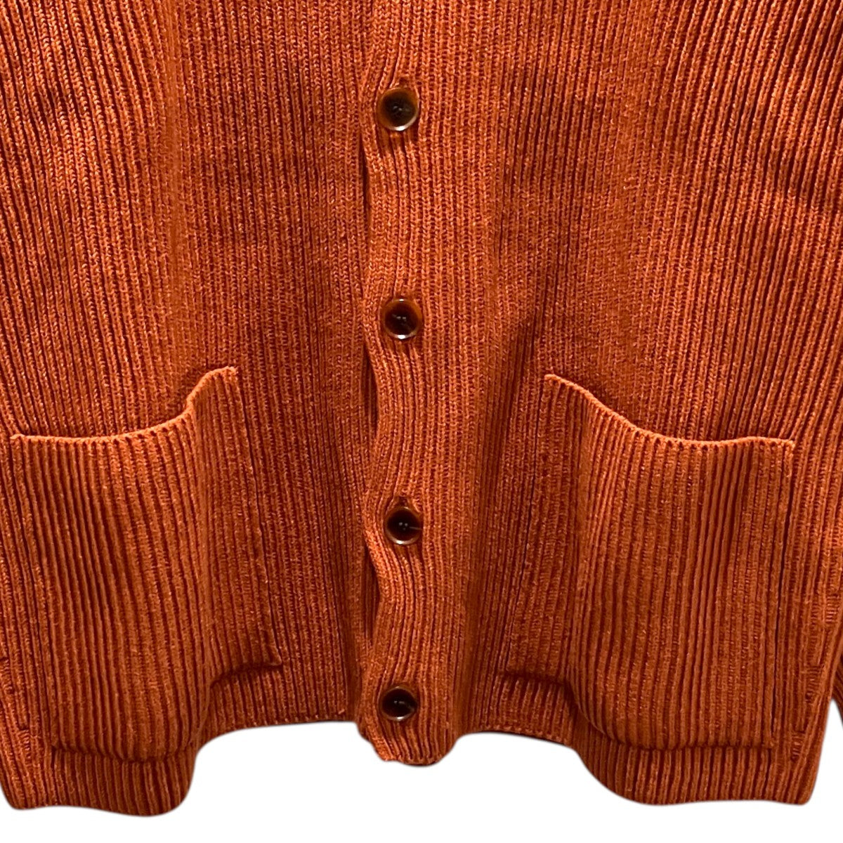 【SUPER FINE WOOL RIB KNIT BIG CARDIGAN】ウールカーディガンA21AC03RK
