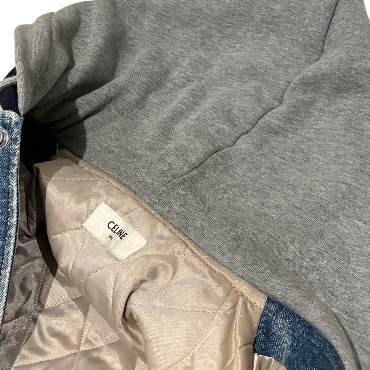 【HOODED VARSITY JACKET】デニムスタジャン2Q563206T